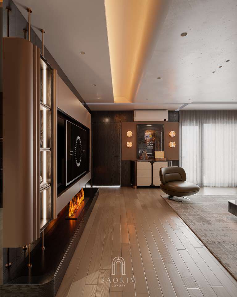 Thiết kế nội thất chung cư The Zenpark phong cách hiện đại luxury
